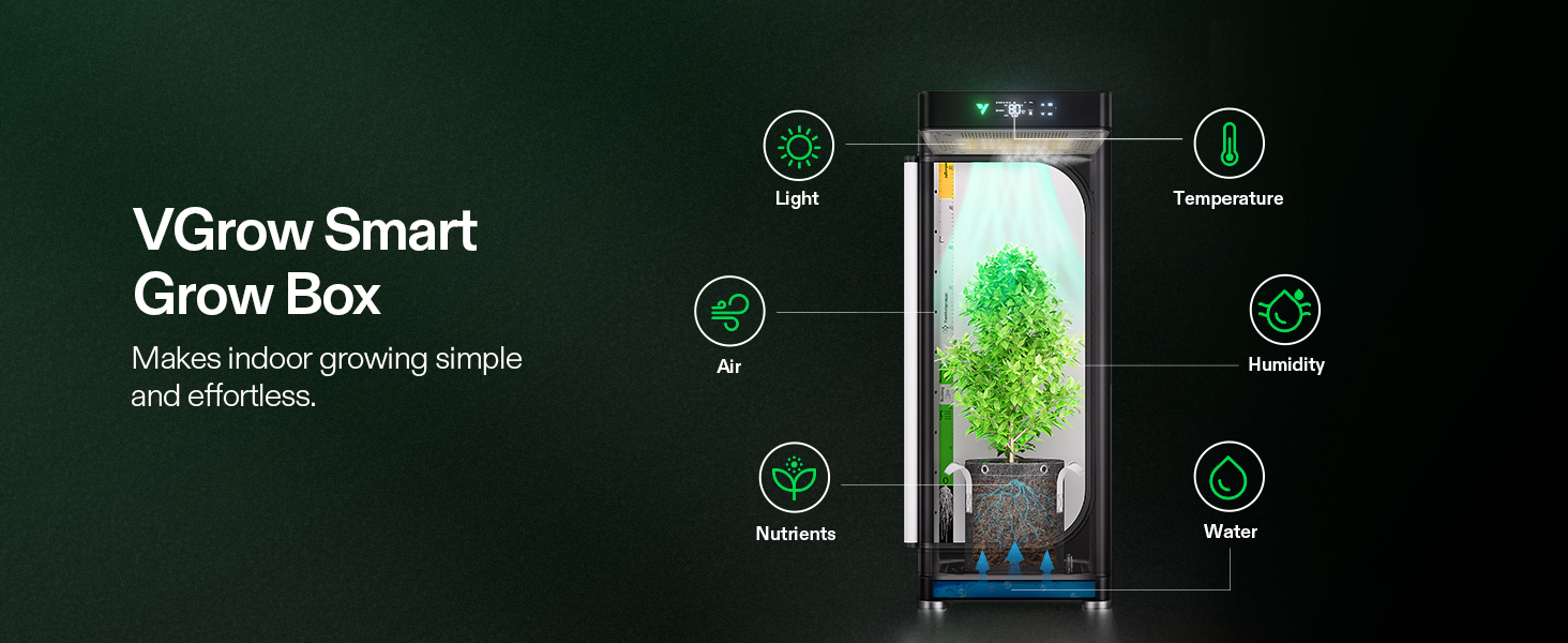 Amazon.com: VGrow All-in-One Smart Grow Box, Professional System