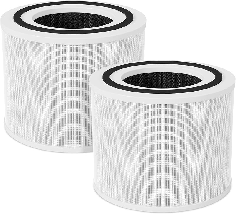Core 300 Replacement Filter for LEVOIT Core 300-P Core 300S-P Air Purifier | 3-in-1 H13 High Efficiency Activated Carbon Filter,Part#Core 300-RF, 2 Pack,White