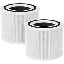 2 Pack Core 300 Air Purifier Replacement Filter for LEVOIT Core 300 and Core 300S - Replaces Core300-RF | 3-in-1 H13  Core 300-RF 2
