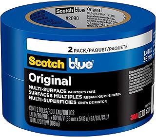 ScotchBlue Original Multi-Surface Painter’s Tape, 1.41 inch x 60 yard, 2 Rolls