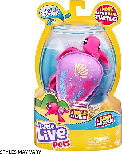 Miniatura 5 de Little Live Pets Turtle- Los estilos pueden variar