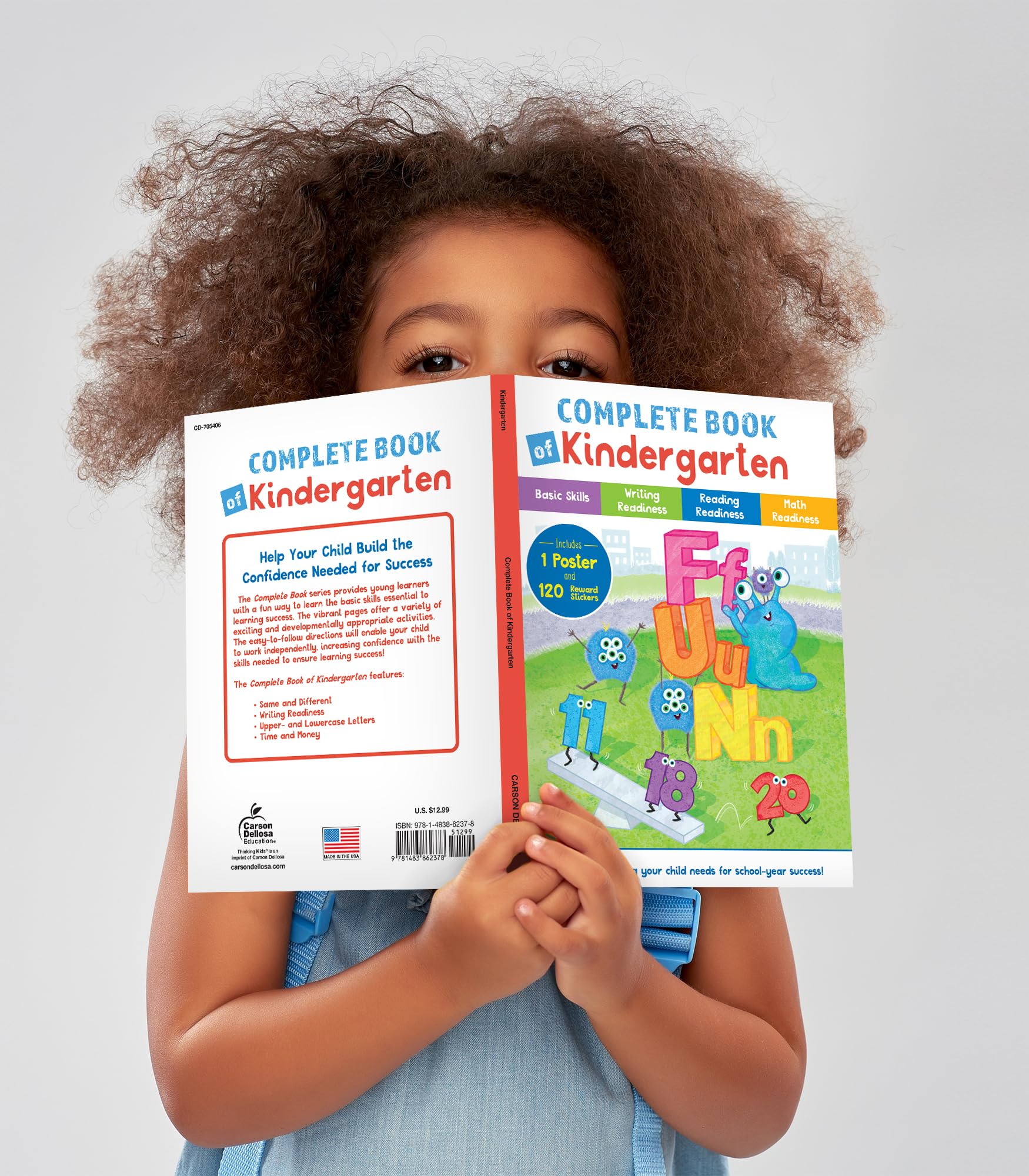 Carson Dellosa Complete Book of Kindergarten Workbook, Activity Book With Alphabet, Reading and Math Readiness, Phonics, Writing Practice, Classroom or Homeschool Curriculum - Image 9