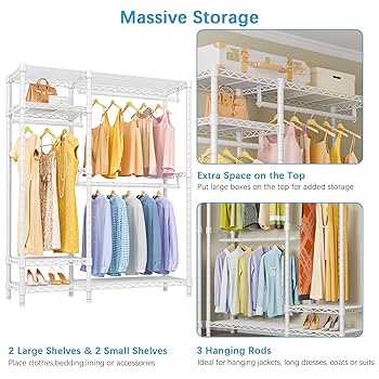 Amazon.com: VIPEK V2 Garment Rack Metal Clothing Racks for