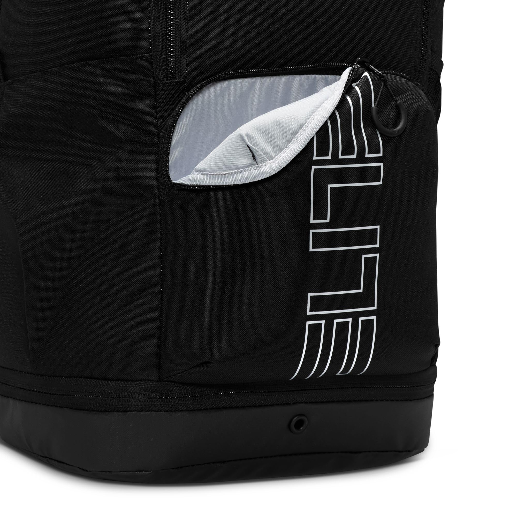 Nike Unisex Varsity Elite Bkpk Rucksäcke, Black/Black/Metallic Silver, One Size