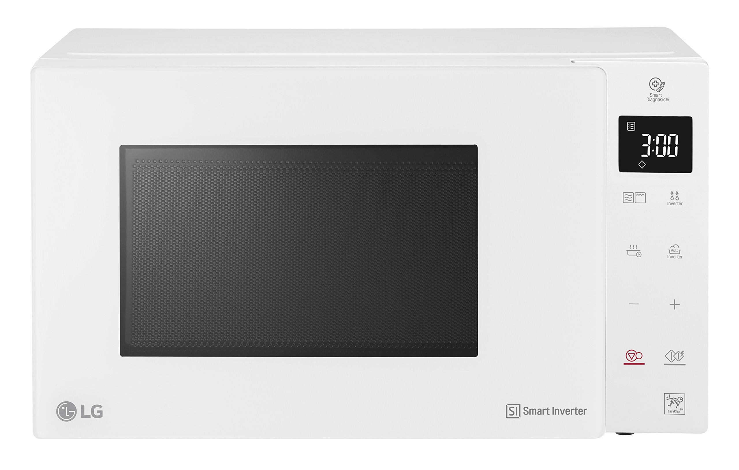 LG Electronics NeoChef MH6535GIH - Microondas con parrilla (1000 W, 25 L, pantalla digital), color blanco