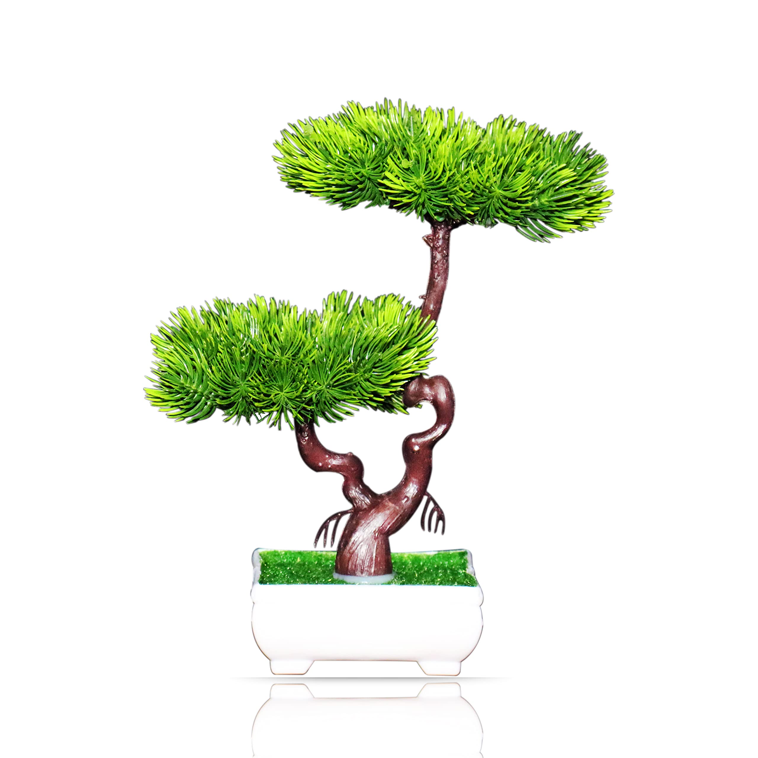 Hozon Home Decor Artificial Plant - Indoor Plant Decorate Bedroom, Kitchen, Living Room, Office and Dining Room - Happy Gift for Housewarming