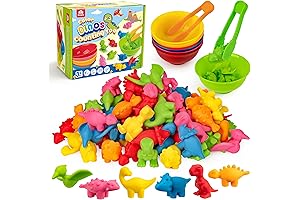Coogam Counting Dinosaur Sorting Toy Set: Embark on a Jurassic Adventure