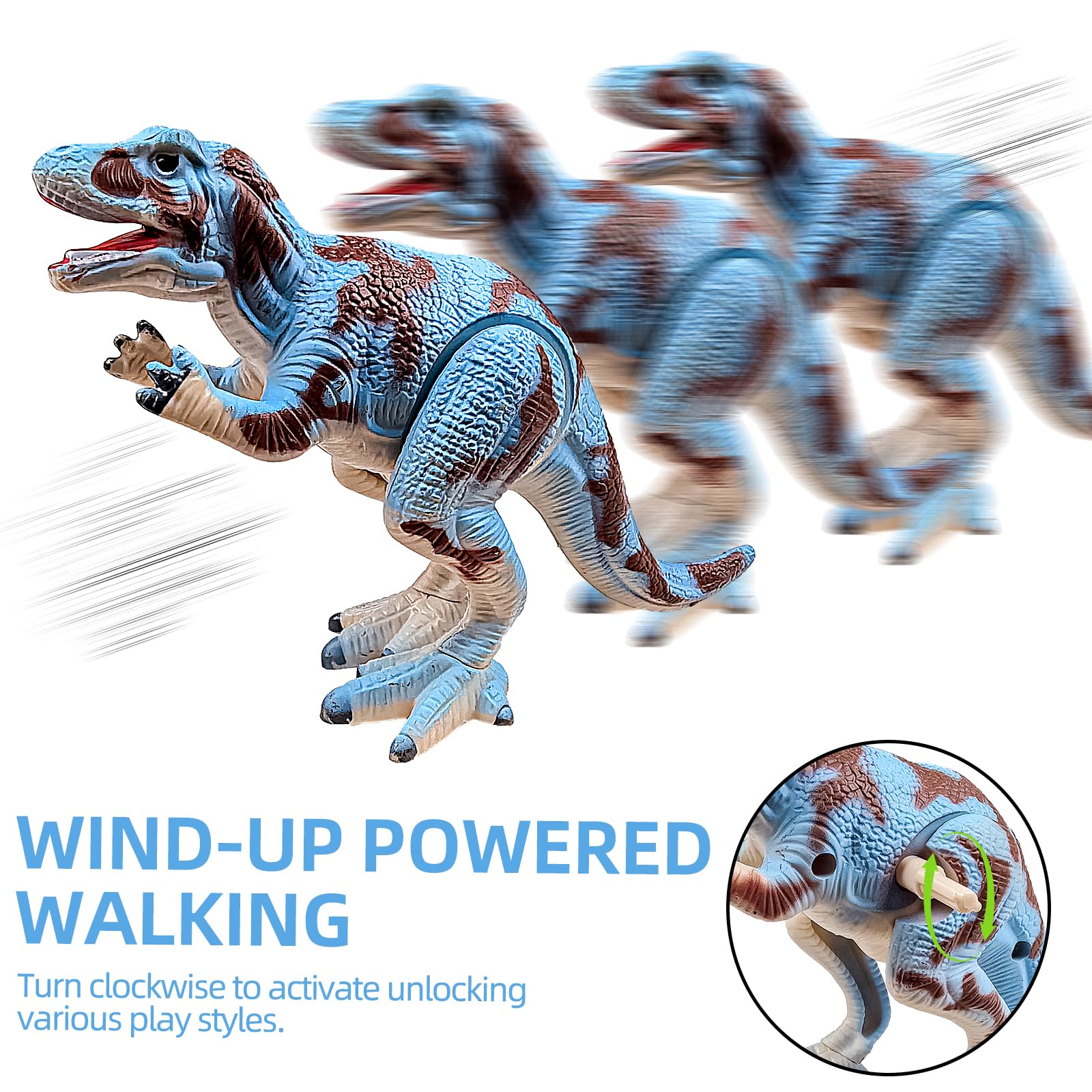 Allosaurus Wind-Up Dinosaur Toy - Kids Gift -5