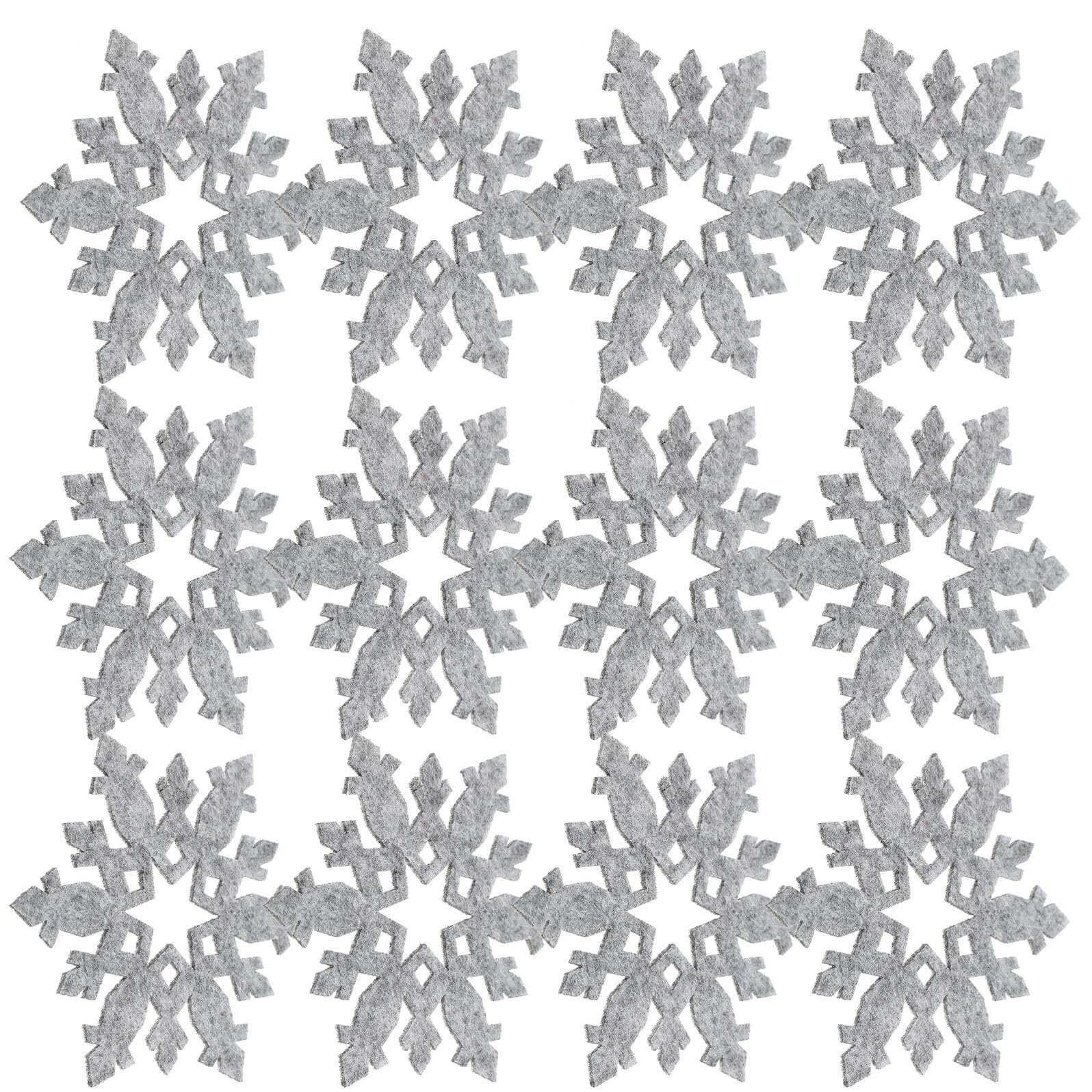 Dessous de verre en feutre flocon de neige pour créer une ambiance festive à la maison