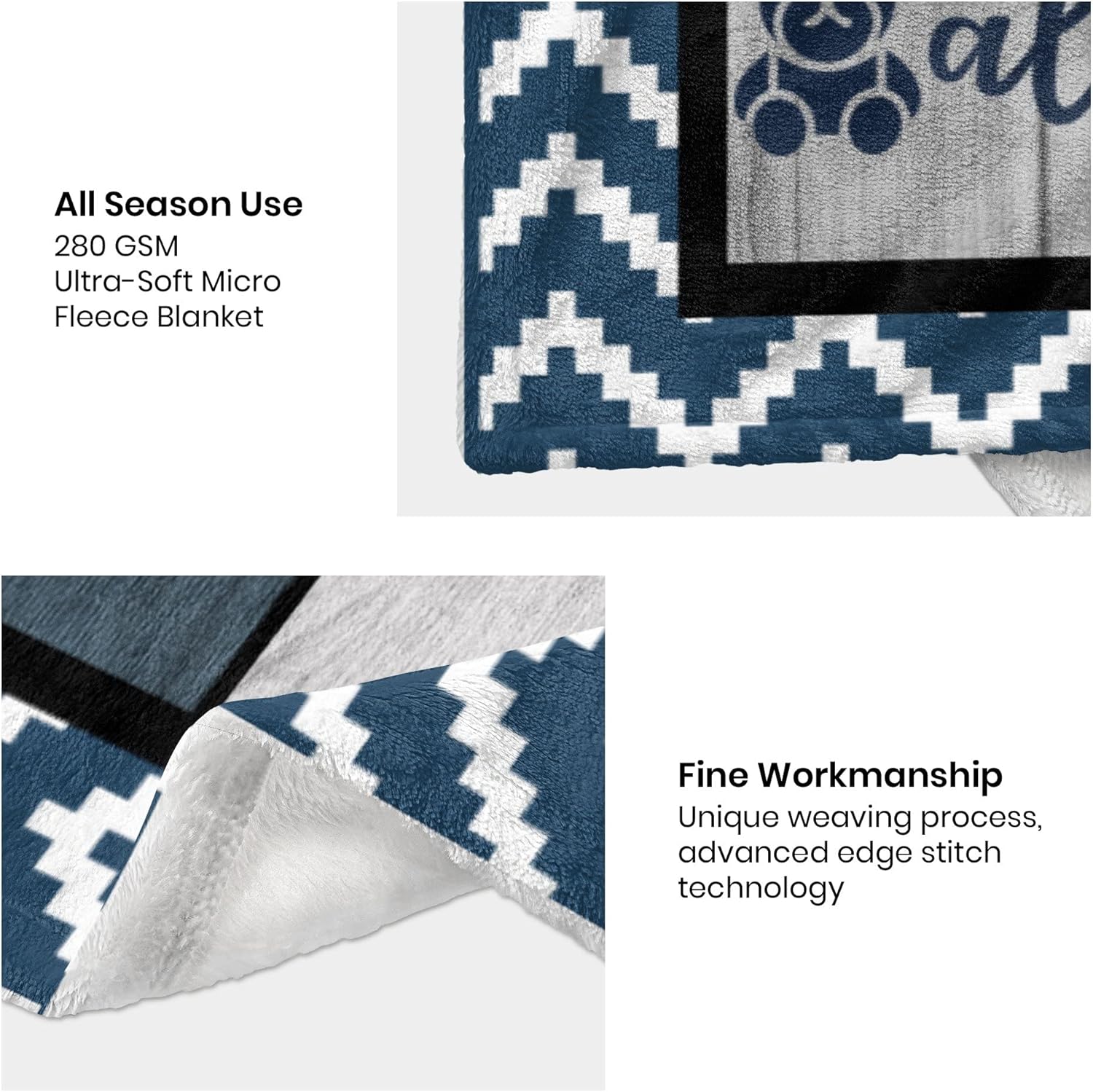 Gifts for Son, Sons Gift Blanket 60"X50", Best Son Birthday from Mom, to My Sons Graduation Throw Blankets from Mother - Image 7