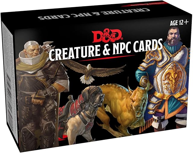 Dungeons & Dragons Spellbook Cards: Creature & Npc Cards (D&d Accessory)