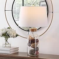 SAFAVIEH Lighting Collection Hensen Clear 27-inch Table Lamp (LED Bulb Included)