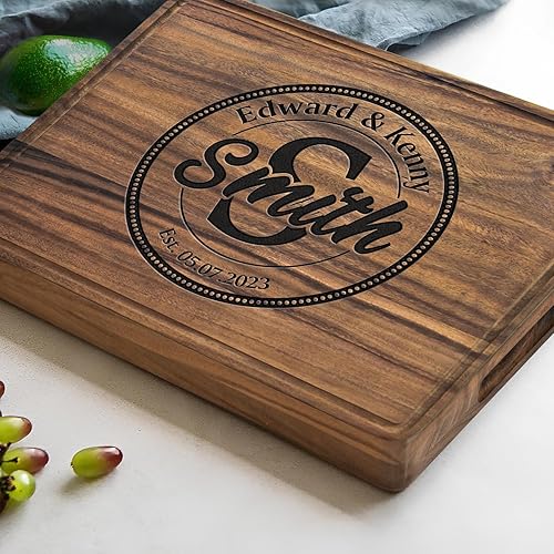 Miniatura 7 de Regalos de boda personalizados para parejas, tabla de cortar para aniversario, inauguración de la casa, día de la madre, compromiso, regalos de