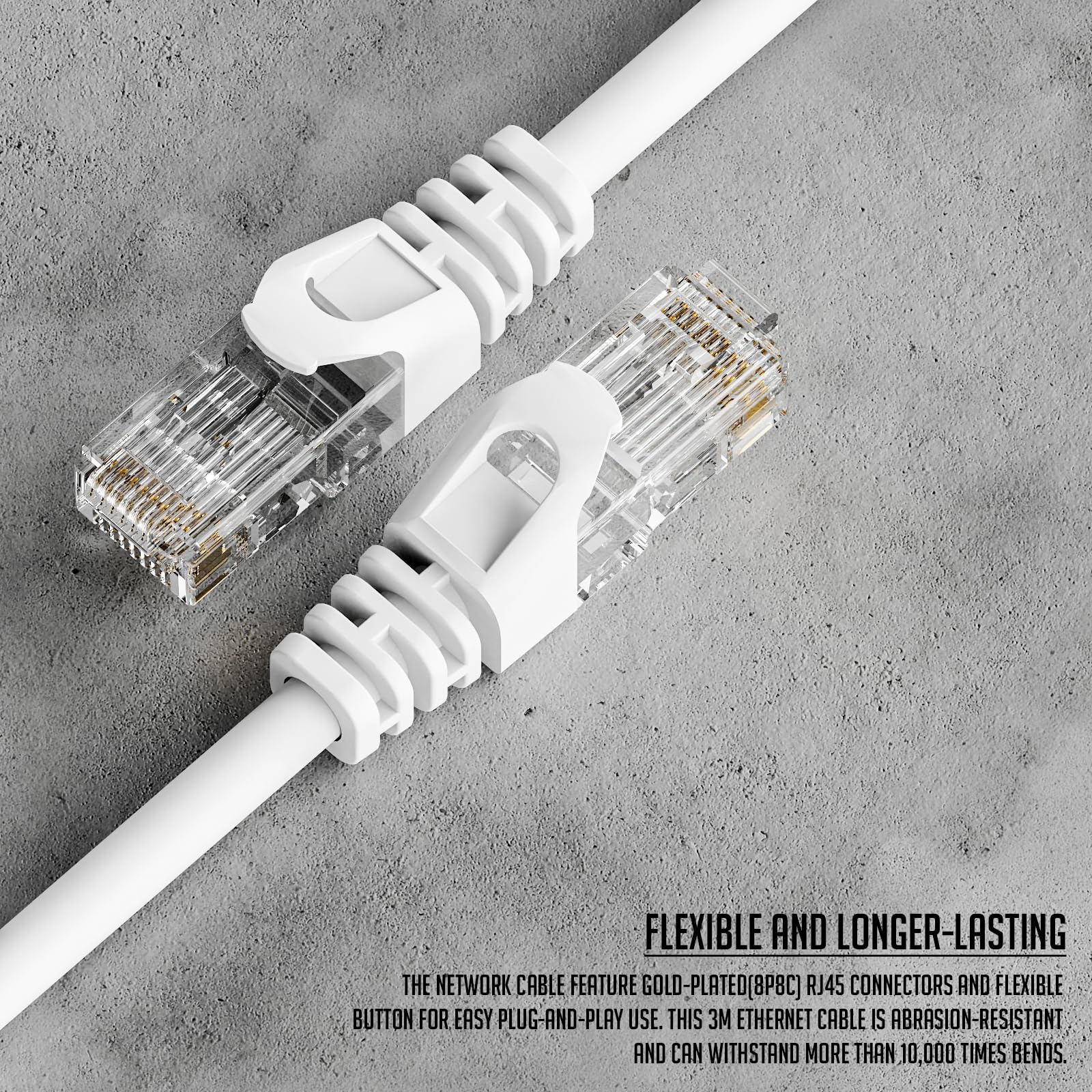 Lapster Cat6 Ethernet Cable - 10 Meter -3
