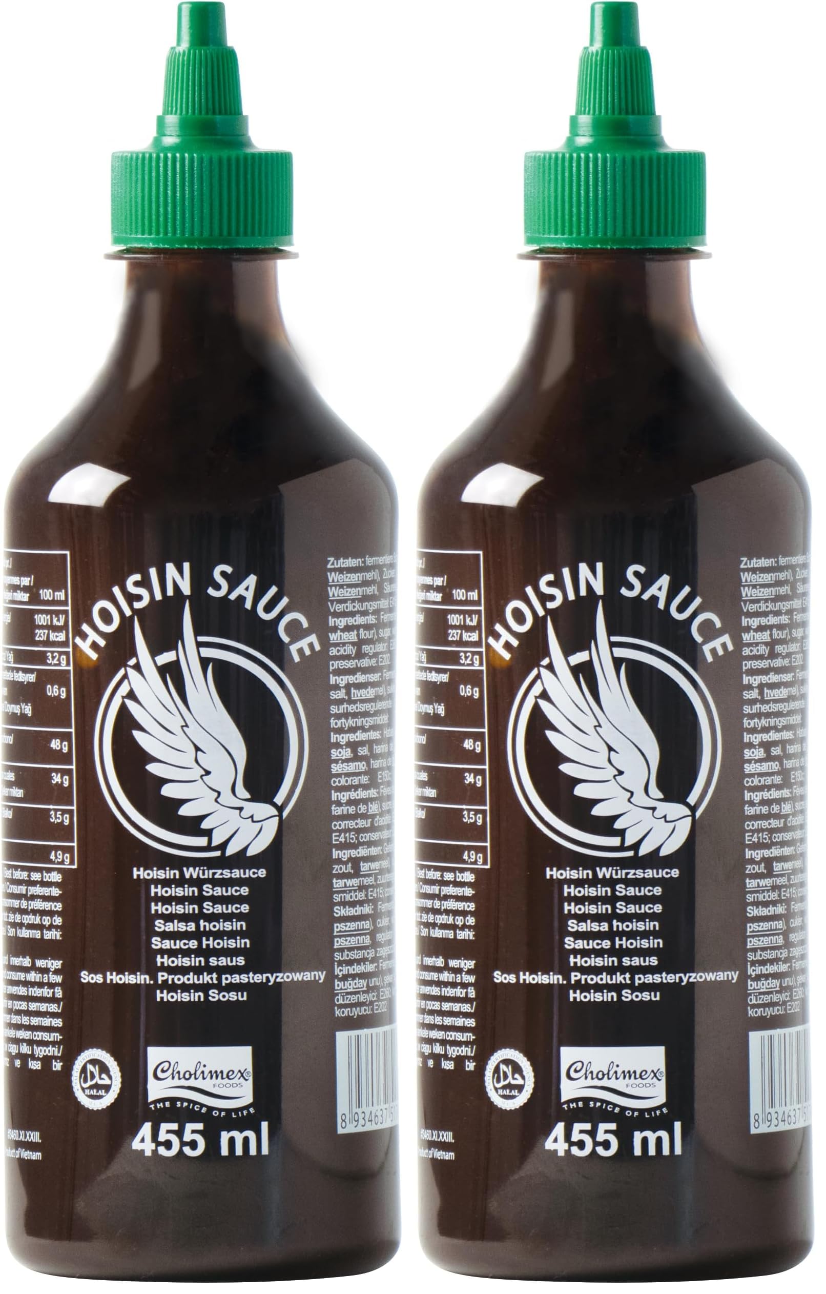 CHOLIMEX Hoi Sin Sauce - 1 x 455 ml (Packung mit 2)