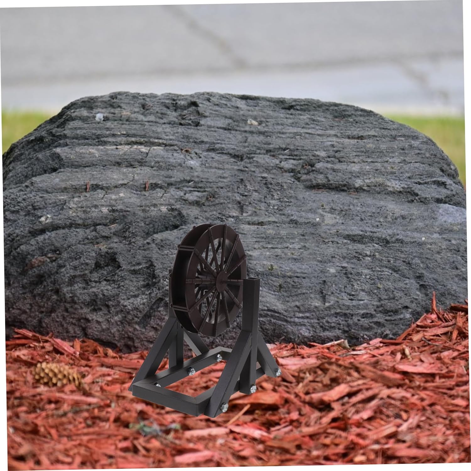 Micro Water Wheel Bracket DIY Landscape Decor Plastic Water Feature Accessory Zen Garden Tool Outdoor Indoor Fountain Decor