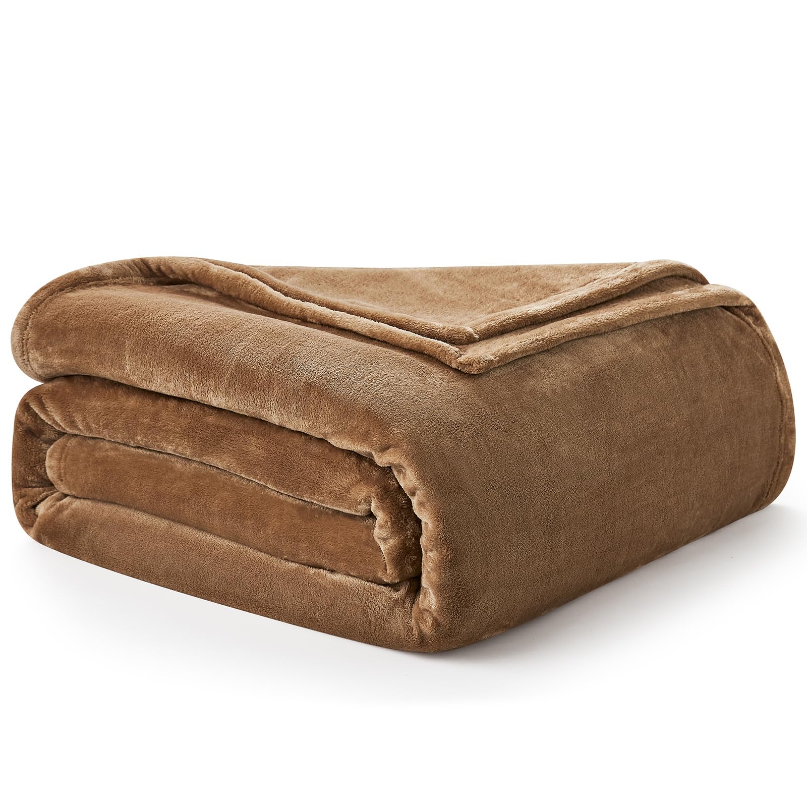 Eheyciga Camel Fleece Blanket Throws For Sofas Large Fluffy Warm Soft Blanket For Bed Settees Armchairs, Fit All Season, Queen, 220X240cm