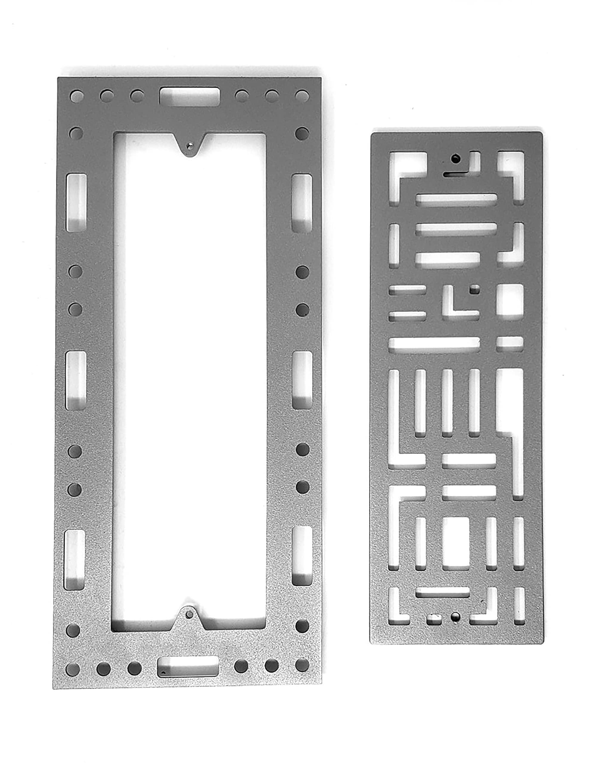 Ventique Tornado Flush Mount Floor Vent - 4x14 Inches, Brushed Platinum, Aluminum, For Tile, Hardwood, Carpet - View #7