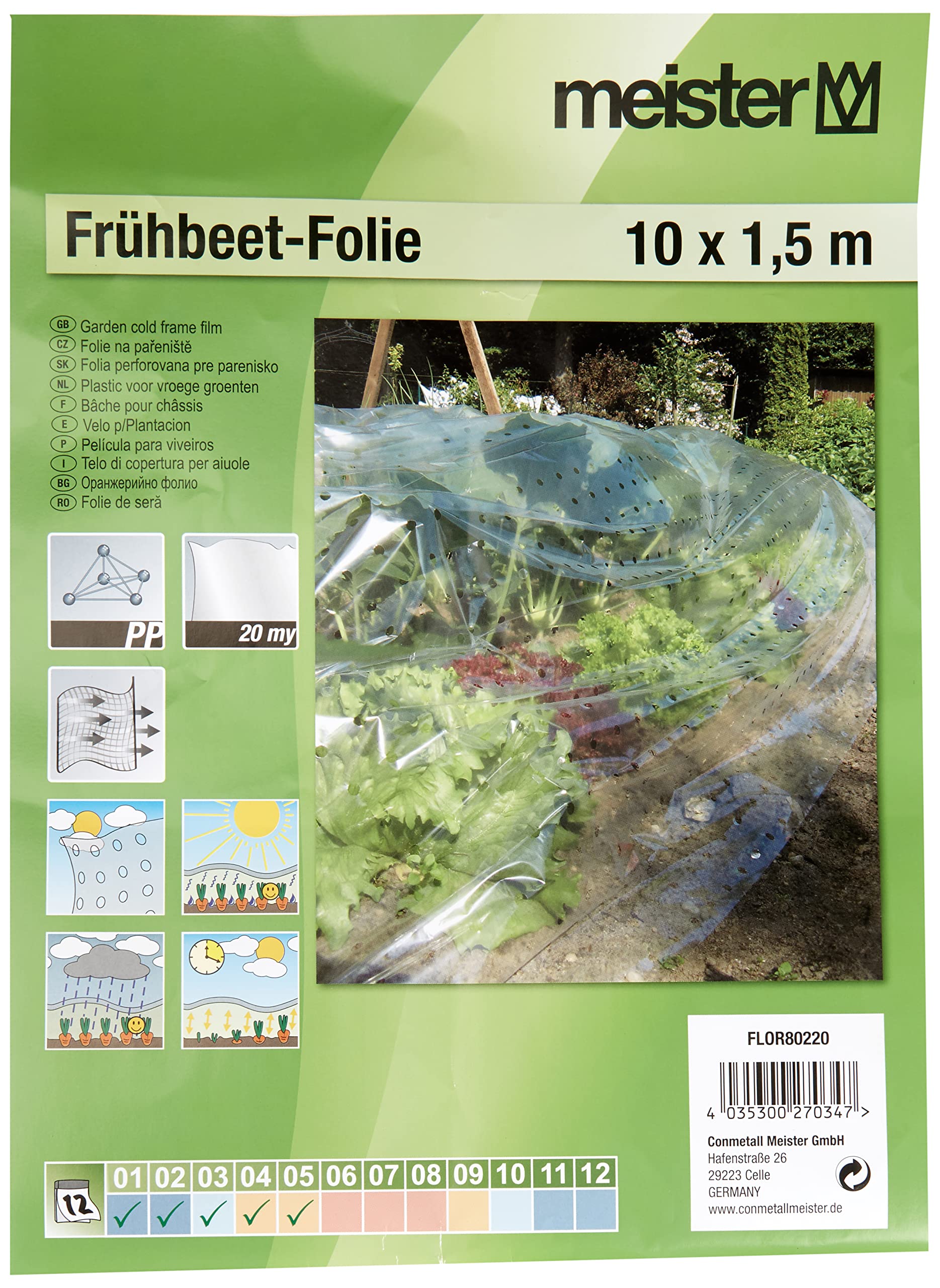 Connex FLOR80220 - Carpa de Invernadero