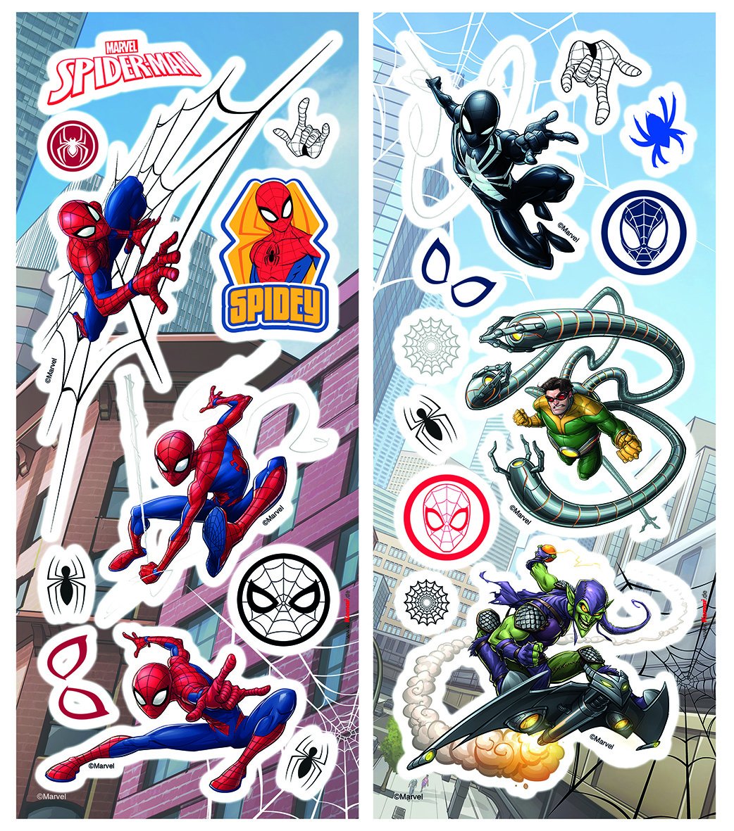 Komar 14805 'Deco Stickers Spiderman Size 14 x 33 cm, Colourful, 33 x 14 x cm