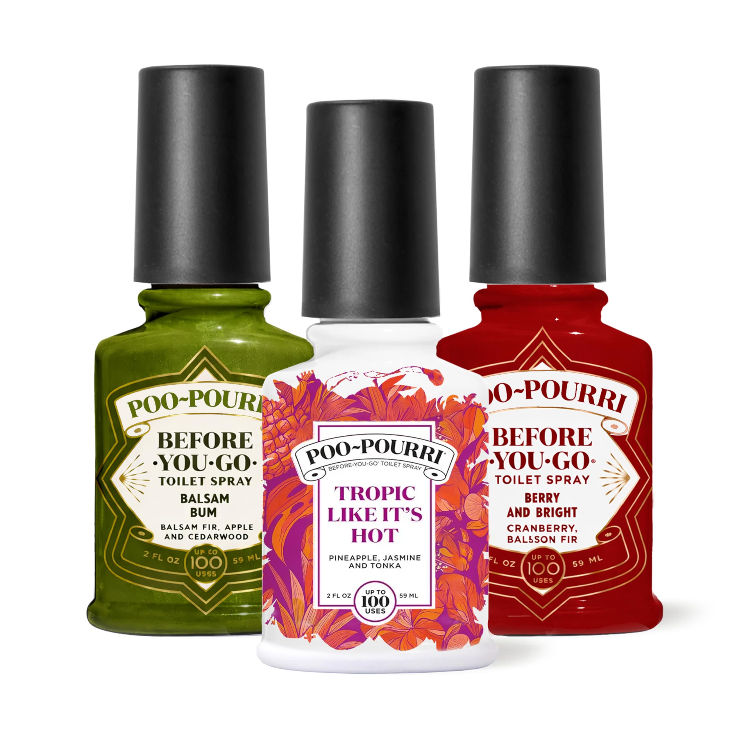 Amazon.com: Poo-Pourri Tropic Like Its Hot, Berry & Bright, and