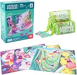 TOI Leveled Puzzles pour les enfants âgés 4 et vers le haut, Puzzle pour tout-petits Puzzles d'apprentissage préscolaire, Jeu éducatif pour garçons filles, Étape de l'éducation classique 5