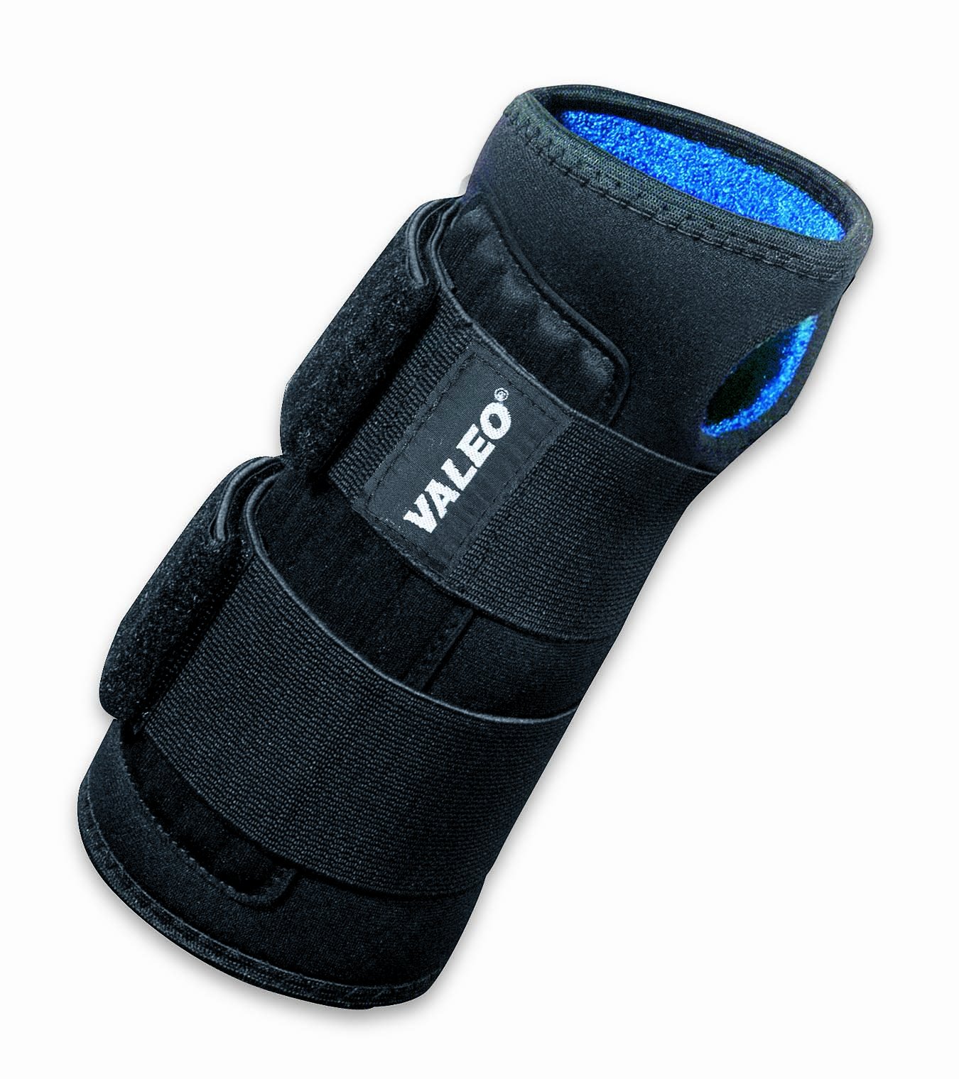 Valeo Industrial WHD-2 Neoprene Double Wrap Wrist Support, VI4665, Black, Medium