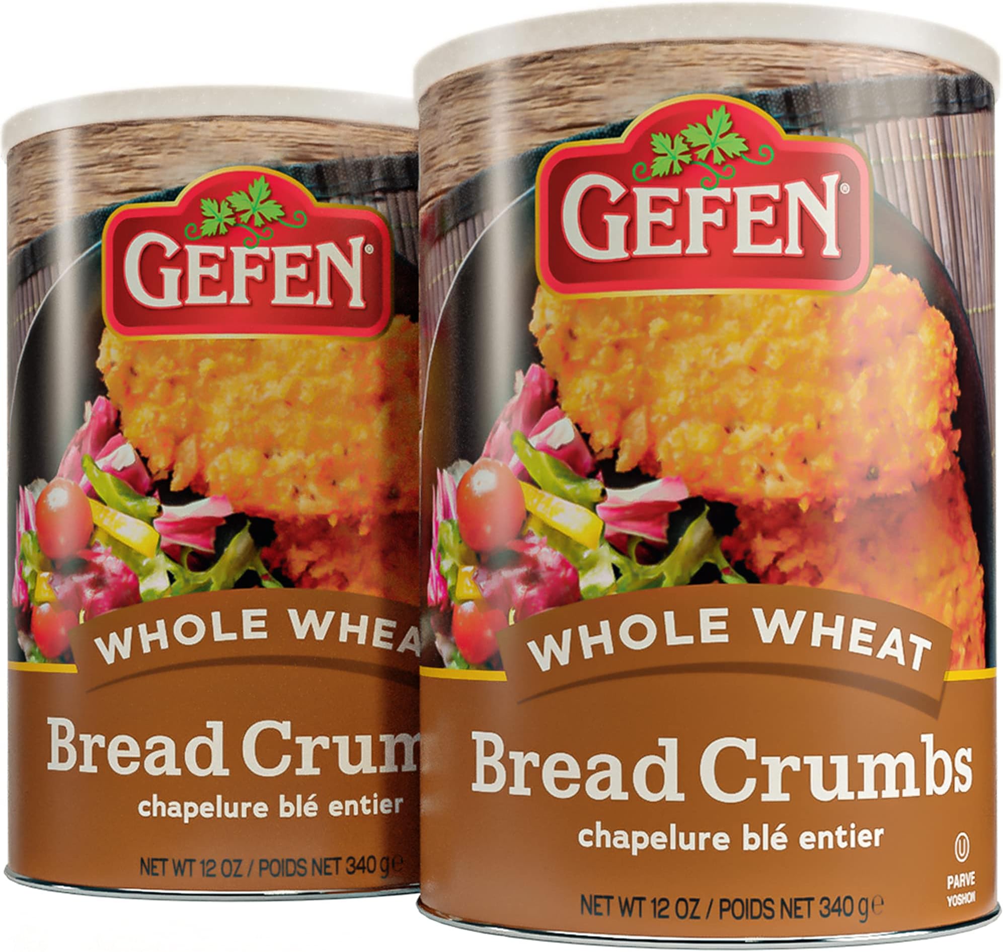 Gefen Whole Wheat Bread Crumbs 12oz (2 Pack), Zero Trans Fat, Sugar Free