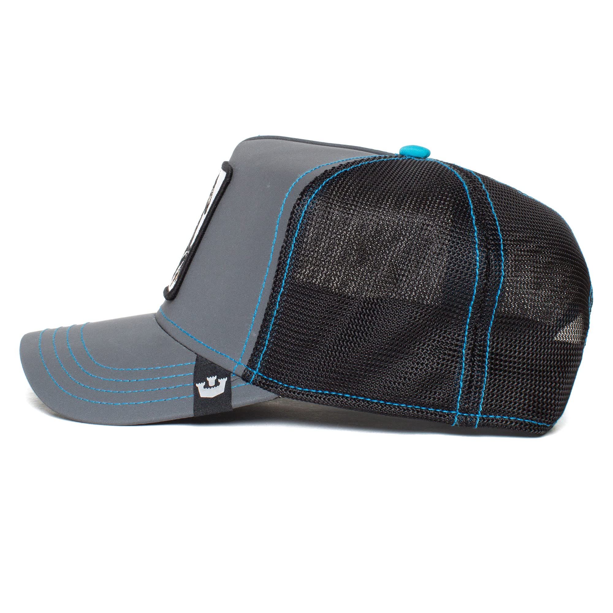 Goorin Bros. The Farm Reflective Collection Gorra de Camionero Unisex, Ajustable, Talla única, Negro, Talla única