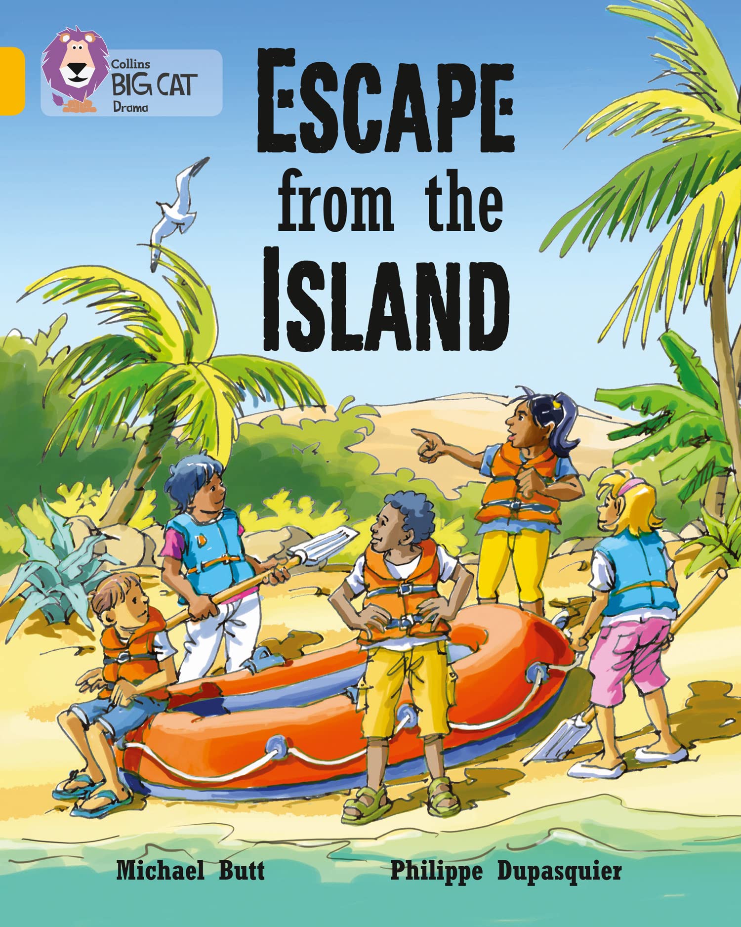 Collins Big Cat - Escape from the Island: Band 9/ Gold By Michael Butt,Philippe