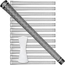 KNLY 360 Golf Grips 13 Piece Set - Soft Rubber Golf Club Grips, Non-Slip & High Traction, Grip with Tape & Grip Full Ripping Kit Standard, Black White-2 in 1 15 tapes only 13 grips