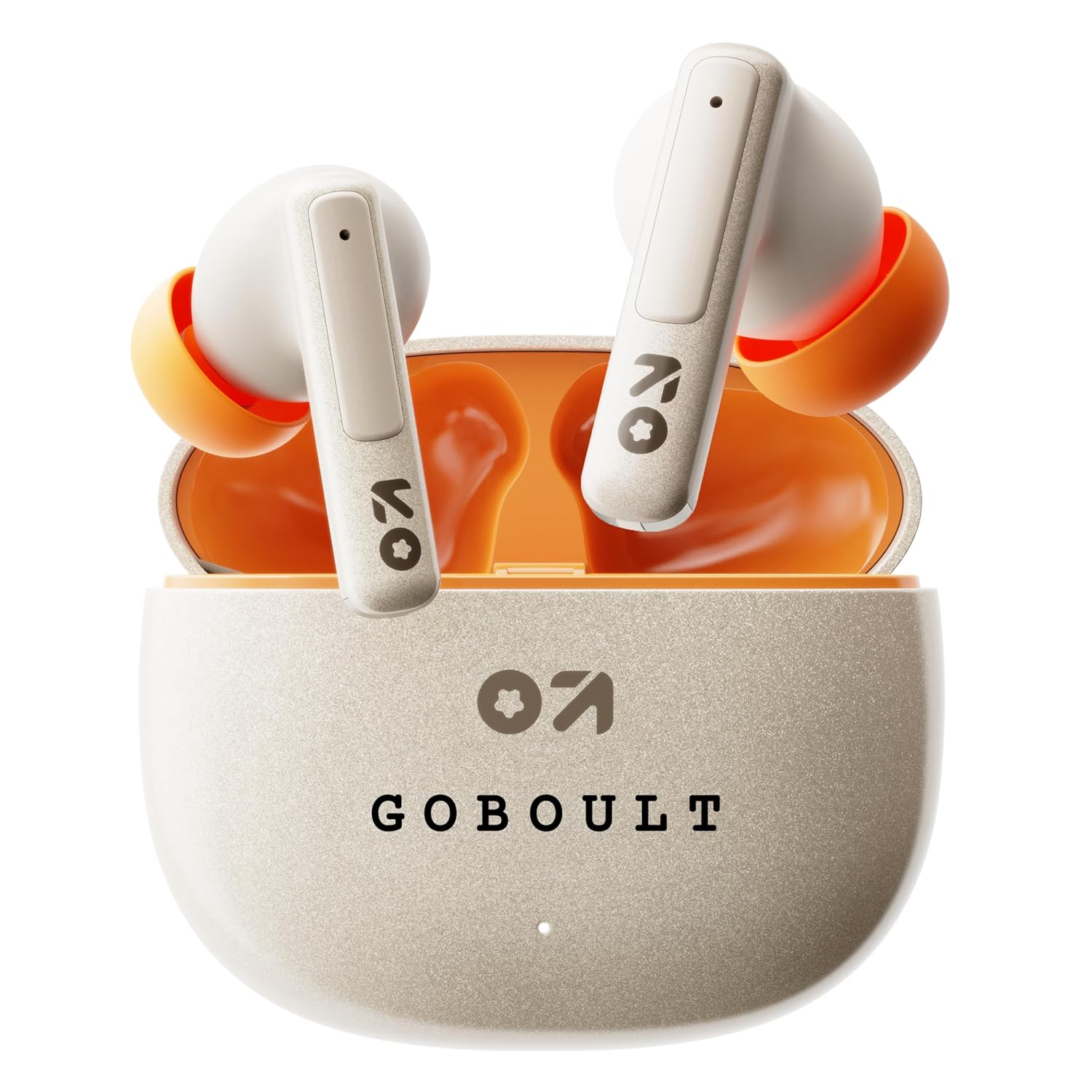 GOBOULT Newly Launched W60 True Wireless in Ear Earbuds with 60H Playtime, Quad Mic ENC, 50ms Xtreme Low Latency, Made in India, Type-C Fast Charging, Made in India,TWS Ear Buds Wireless (White) GOBOULT Newly Launched W60 True Wireless in Ear Earbuds with 60H Playtime, Quad Mic ENC, 50ms Xtreme Low Latency, Made in India, Type-C Fast Charging, Made in India,TWS Ear Buds Wireless (White)