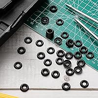 Vista 4 de 200 unidades de arandelas tazón con cabeza avellanada #4, arandelas de acabado de acero inoxidable 304, color negro