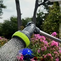 Vista 4 de Flexzilla Boquilla de jardín - Varita de riego ajustable de 3 patrones de 28", NFZG70, ZillaGreen™