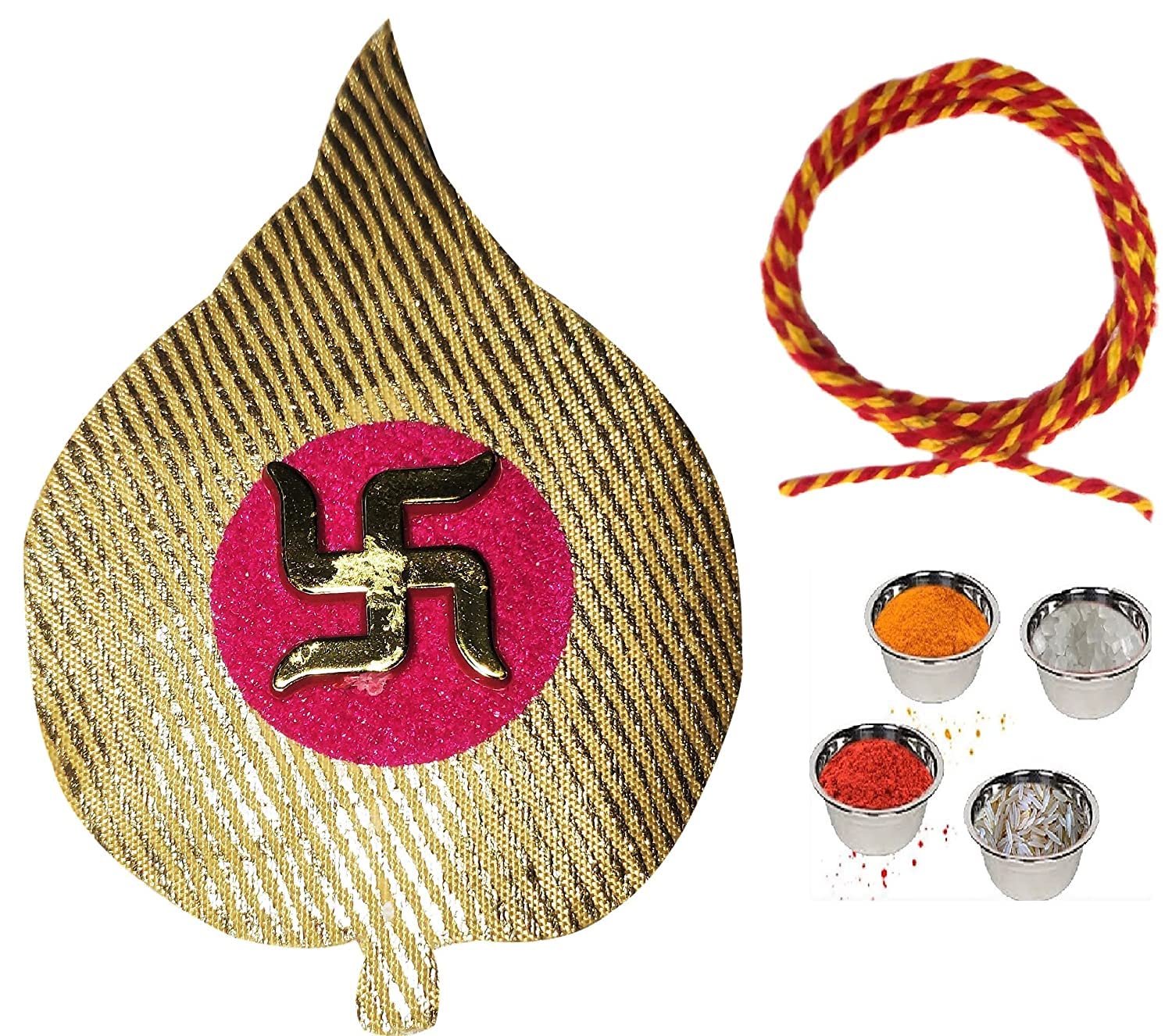 Bhai Dooj Tikka Thread Moli, Roli, Chawal, Chandan Mishri in a Special Pack Tika Set with Personal Message for bhai Brother (B0BJBLBM95) Amazon Price History, Amazon Price Tracker