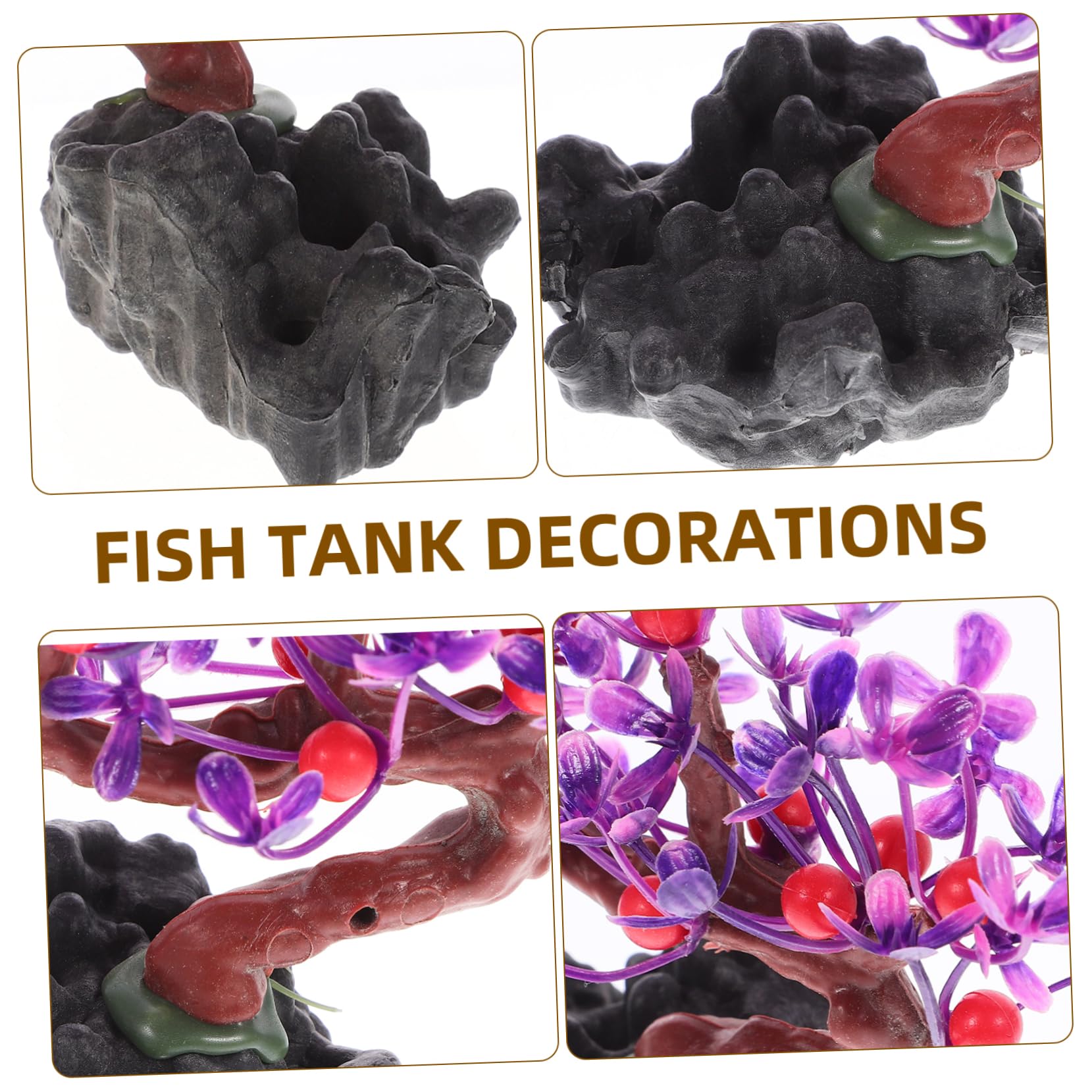 DOITOOL 4stücke Aquarium Pflanzen Dekoration Künstliche Wasserpflanze Für Fischbehälter Pflegeleicht Lebendige Atmosphäre Für Aquascaping Fische Fühlen Sich Wohl