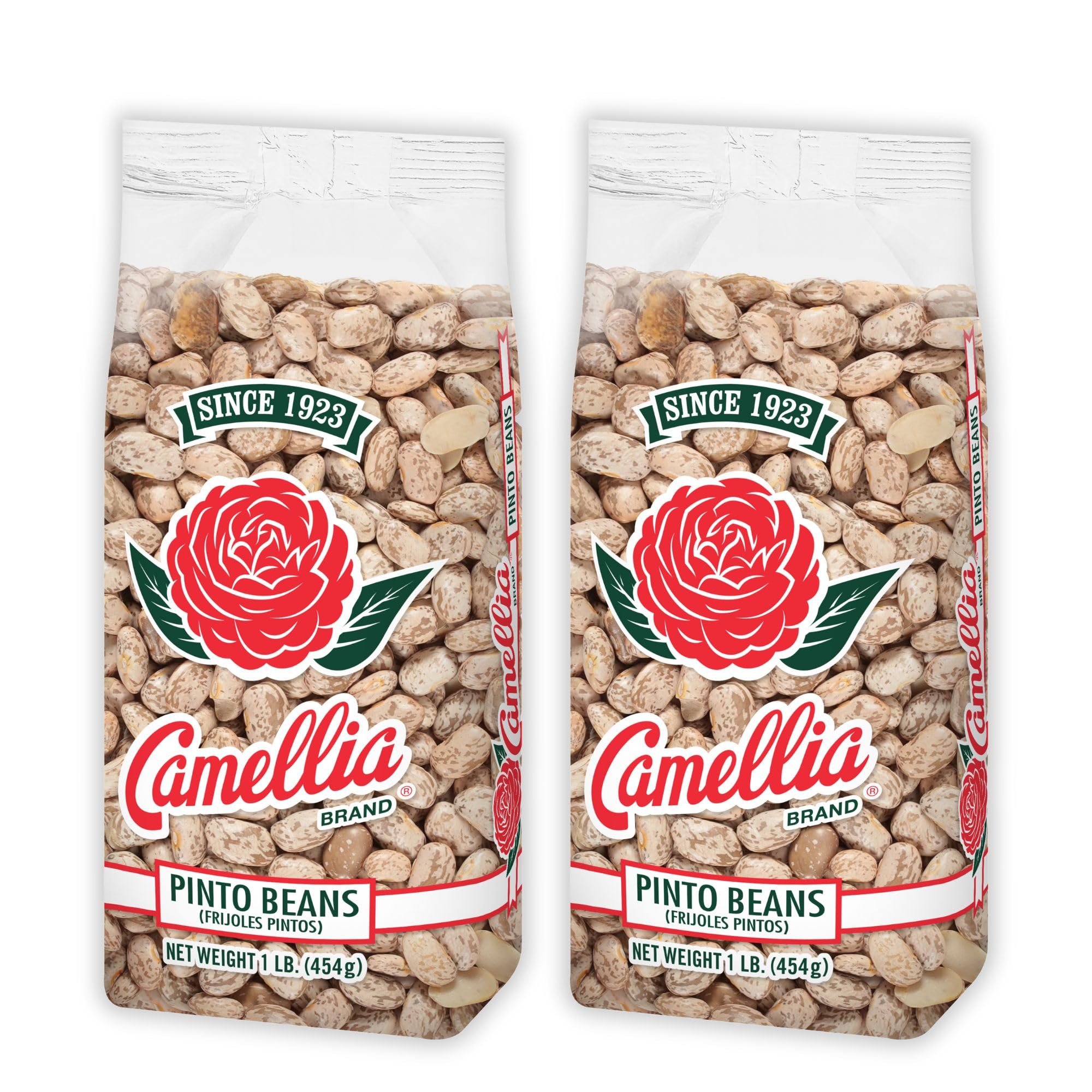 Camellia Brand Dried Pinto Beans, 1 Pound (Pack of 2)