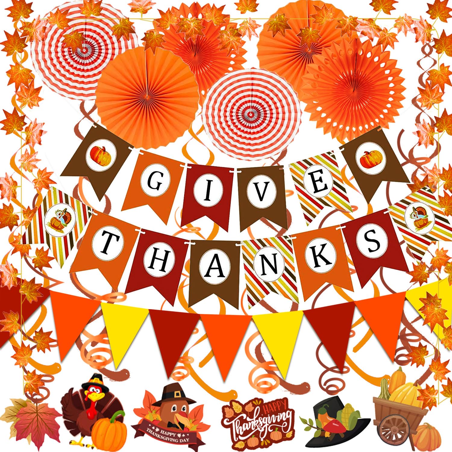 FECEDY Give Thanks Bunting