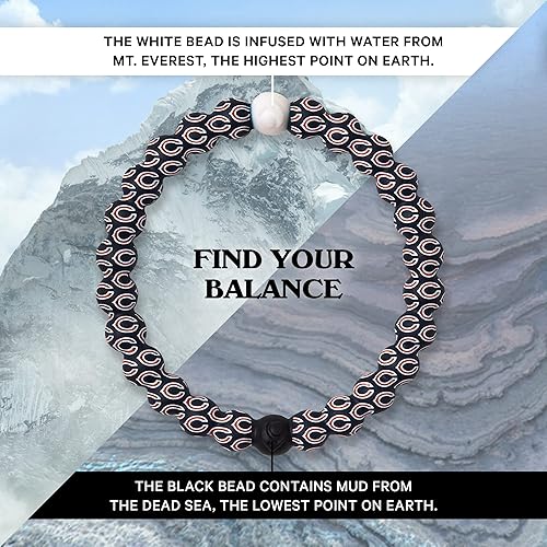 Miniatura 68 de Lokai NFL Football Collection - Pulseras de cuentas para hombres y mujeres, joyería de silicona, pulsera de moda para un ajuste cómodo