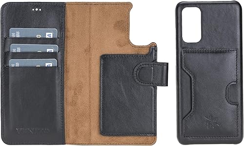 Miniatura 52 de Venito Funda tipo cartera para iPhone 15 con tarjetero y bloqueo RFID, funda de cuero para teléfono, funda desmontable de 6.1 pulgadas, Florencia