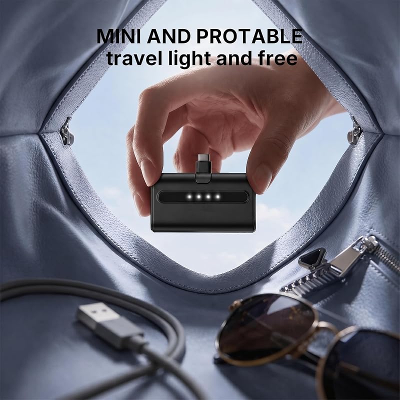 MS123 Wireless Earbuds, Bluetooth 5.4 Headphones with Mini Charging Case（2500mAh）& 2-Pack Adapter Port, Compatible with All iPhone 12-17 Plus/17 Pro/17 Pro Max, Samsung Galaxy S25/S24/S23 Android image 6