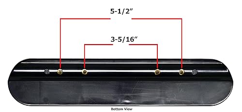 Miniatura 2 de Almohadillas para brazos para silla de ruedas, color negro (par), universal se adapta a la mayoría de sillas de ruedas manuales Medline, Drive,
