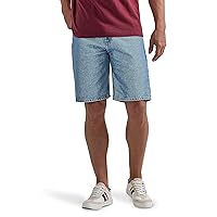 Wrangler Men's Authentics Classic Five Pocket Jean Short, Light Stonewash