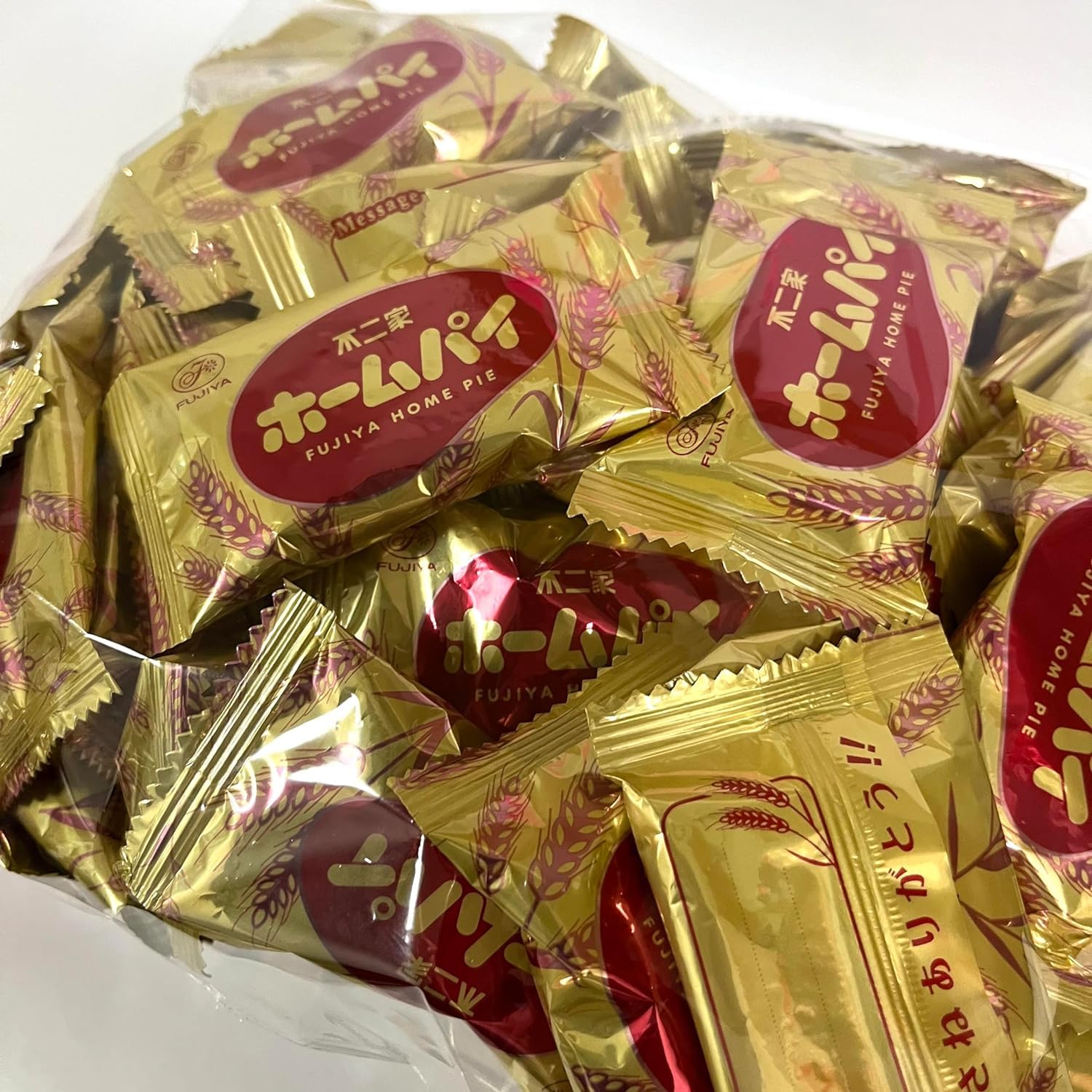 Amazon.co.jp: ☆不二家 ホームパイ 38枚ホームパイ 個包装 : 食品