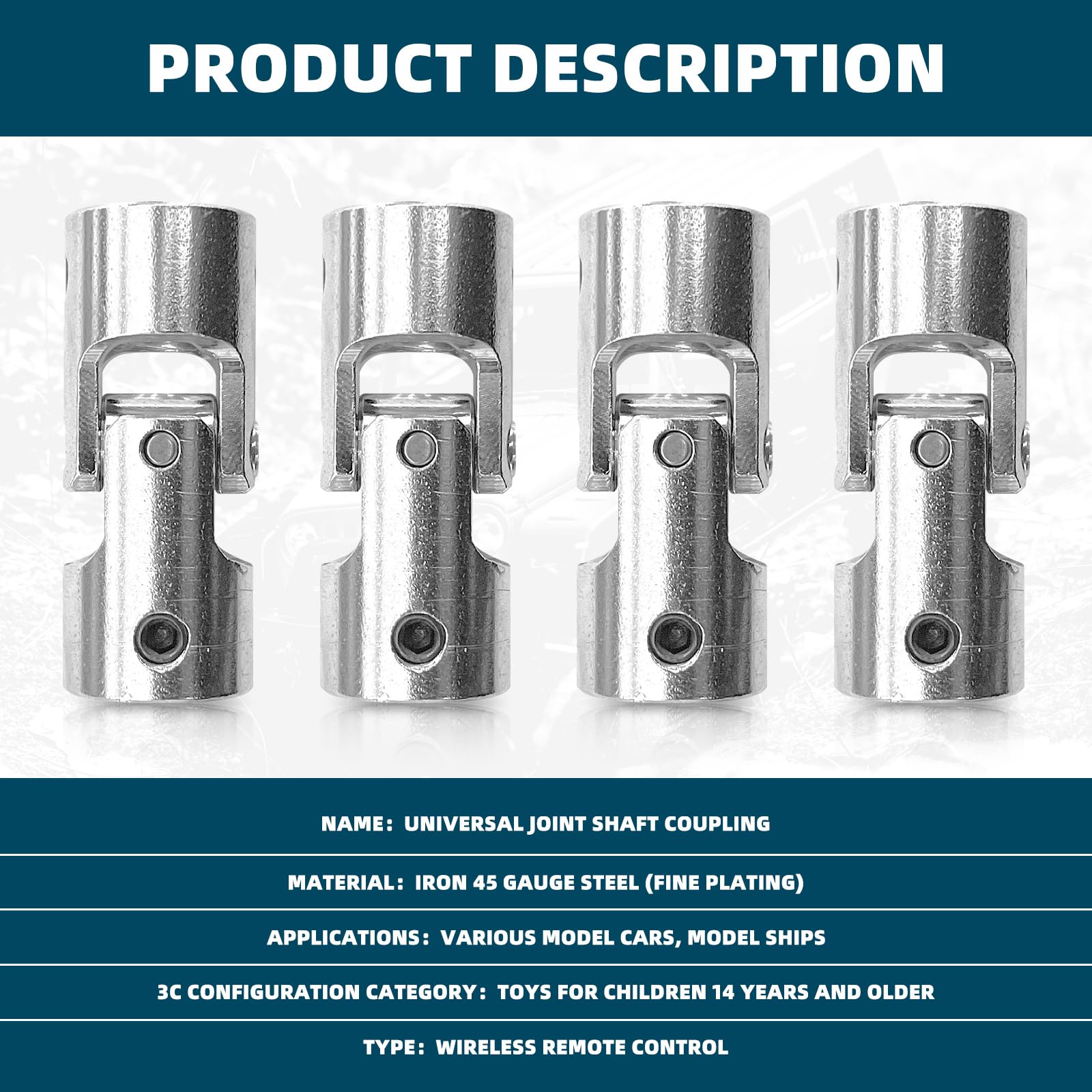 Universal Joint Couplings - 4 Pack -5