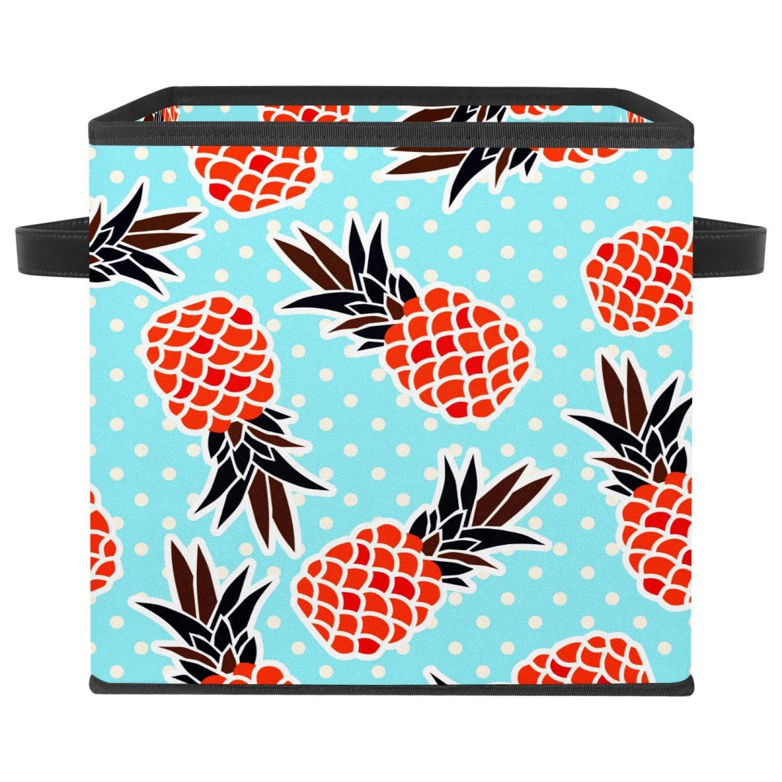 Boîte de rangement pliable en tissu cube pour jouets et vêtements
