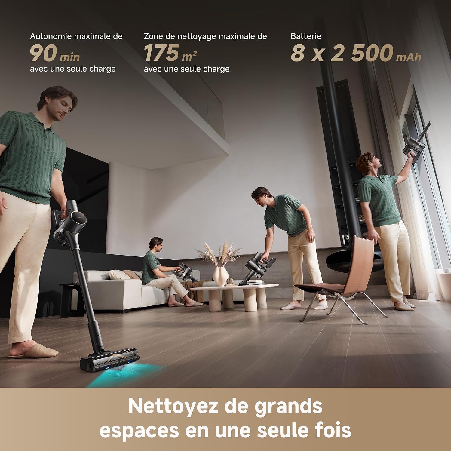 aspirateur balai sans fil – vue détaillée