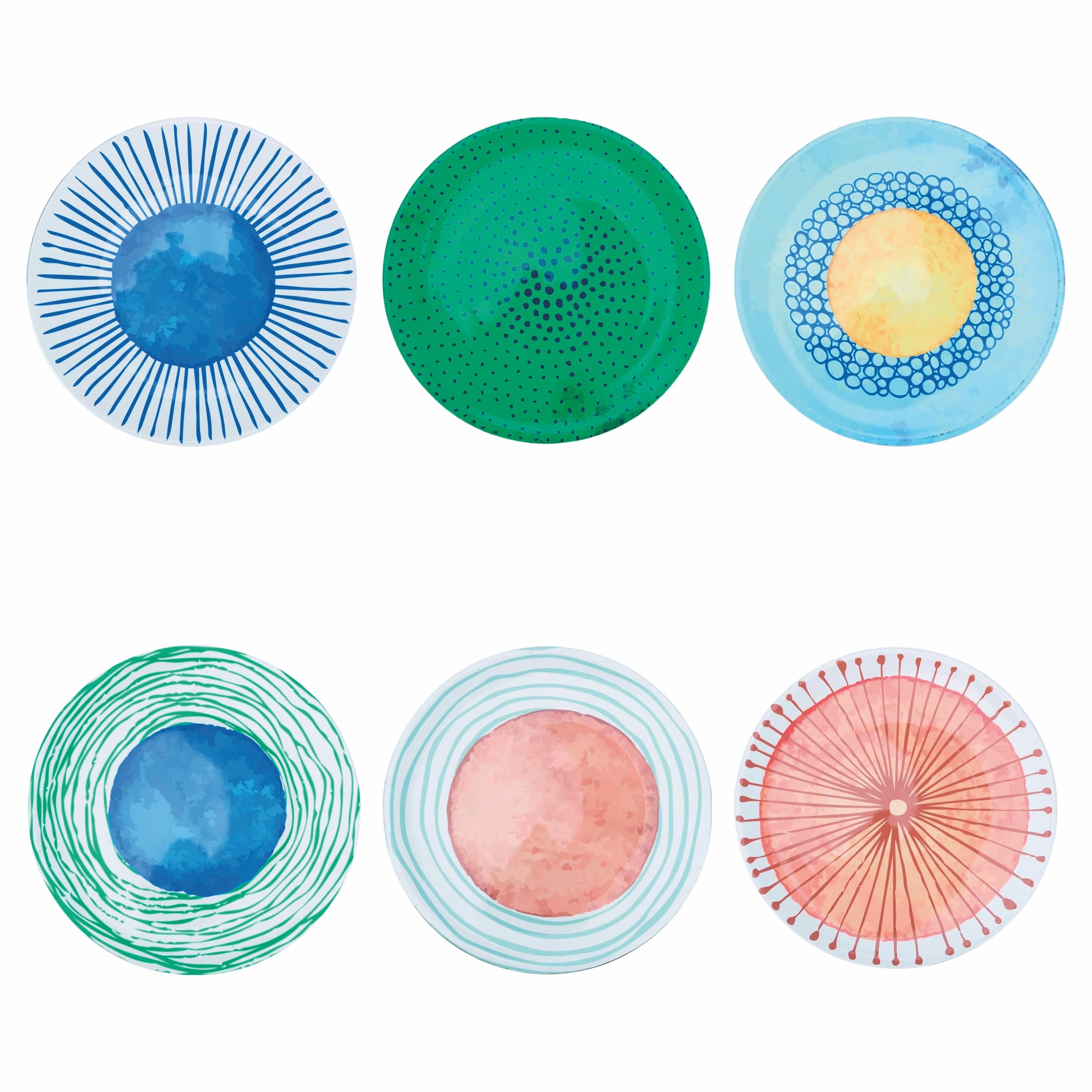 Set 6 Sottopiatto Ø 33 cm Plastica PP Marea