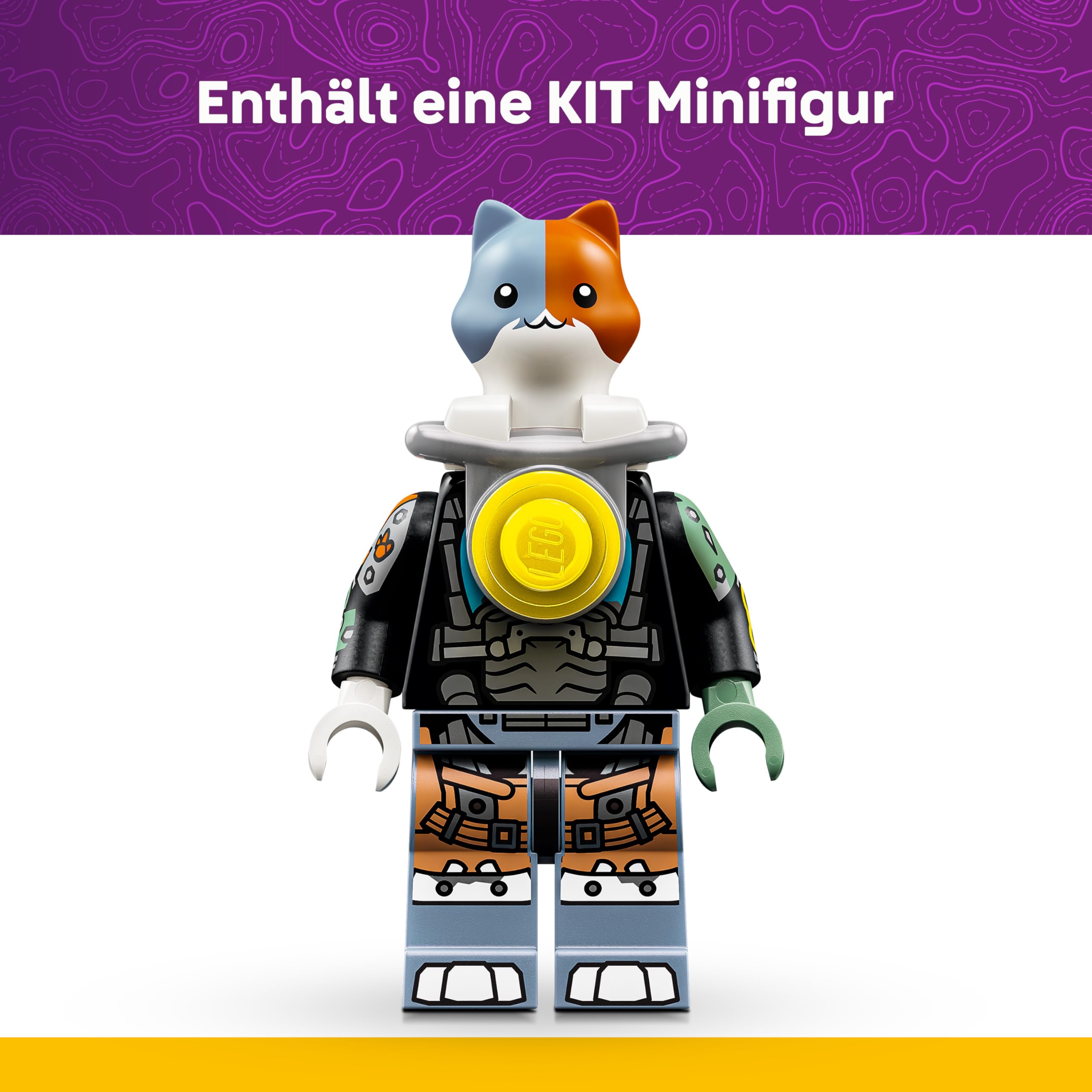LEGO Fortnite KIT - Interaktive Figur mit Power Klaue Spitzhacke und drehendem Rad - Zimmerdeko für Kinder - Gaming Geschenk für Jungen, Mädchen und Teenager ab 12 Jahren - 77081