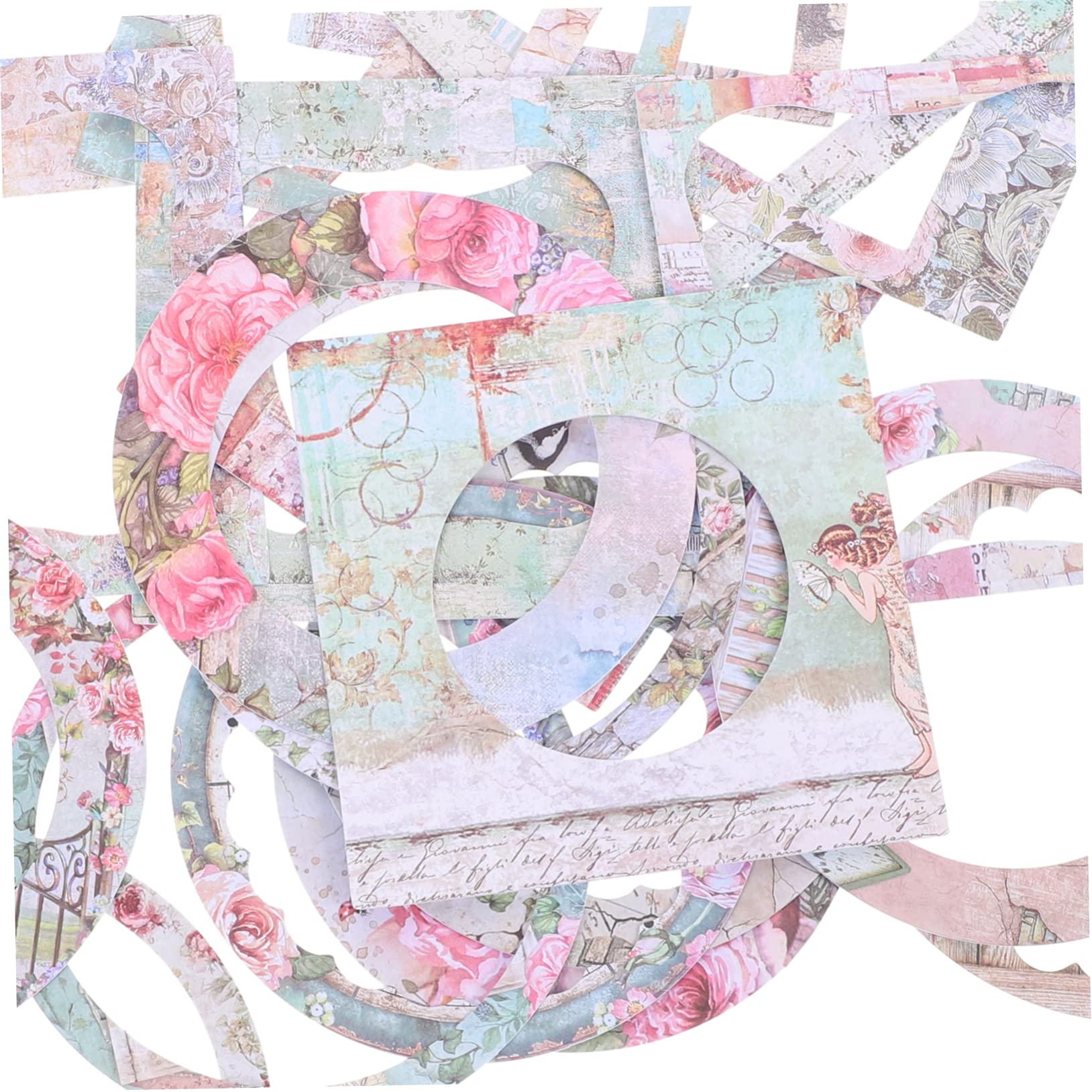 10sets Scrapbook Hollow per Decorazioni Artigianali per Biglietti e Scrapbooking Colori e Saturati